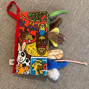 Jelly Cat baby crinkle book.
